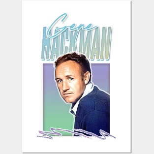 Gene Hackman /  Retro Movie Lover Gift Design Posters and Art